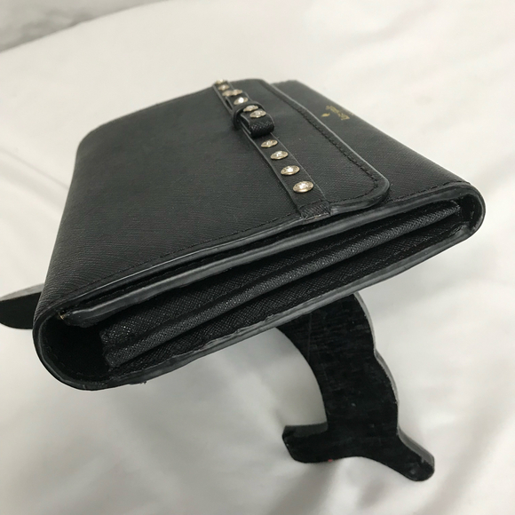 Kate Spade Laurel Way Jeweled Black Crossbody Bag  EUC - Picture 3 of 8